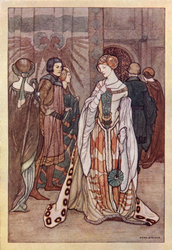 John Keats: Szent Ágnes estéje (színes litó) alkotó: Averil Mary Burleigh