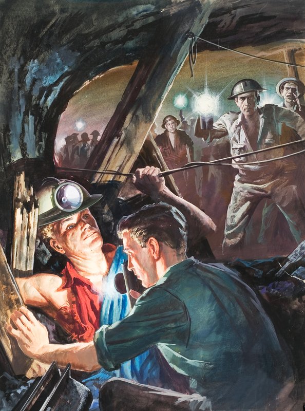 Dr. Andrew Manson (gouache, papír) alkotó: Barrie Linklater