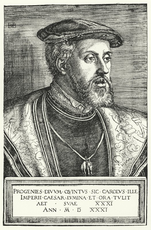 V. Károly, Szent-római császár alkotó: Barthel after Beham