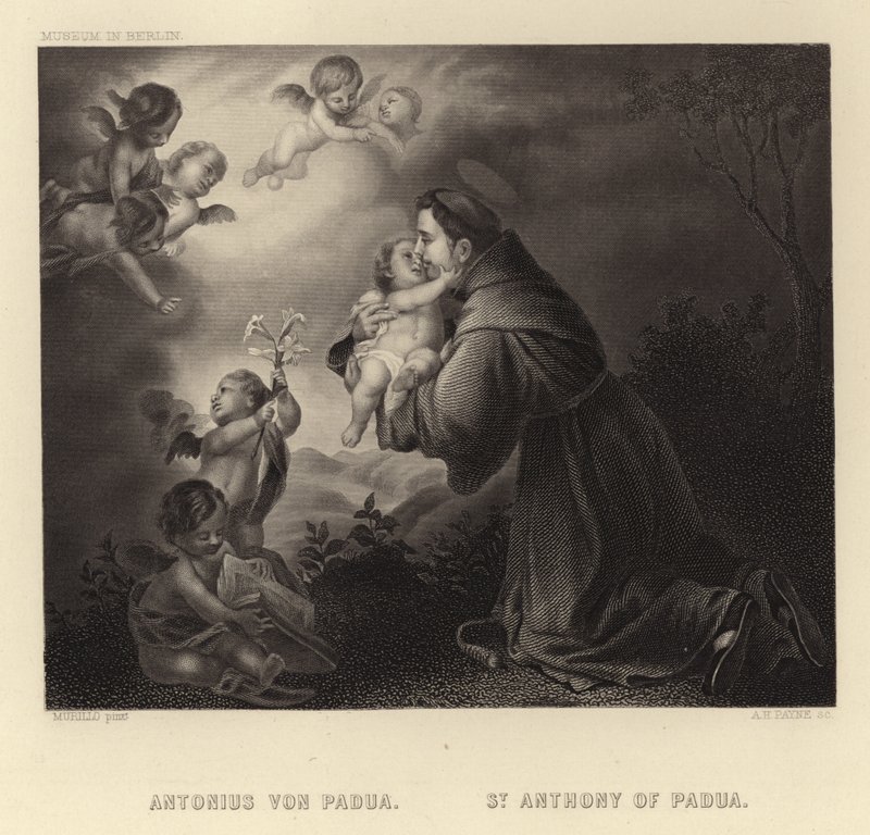 Páduai Szent Antal alkotó: Bartolomé Esteban Murillo
