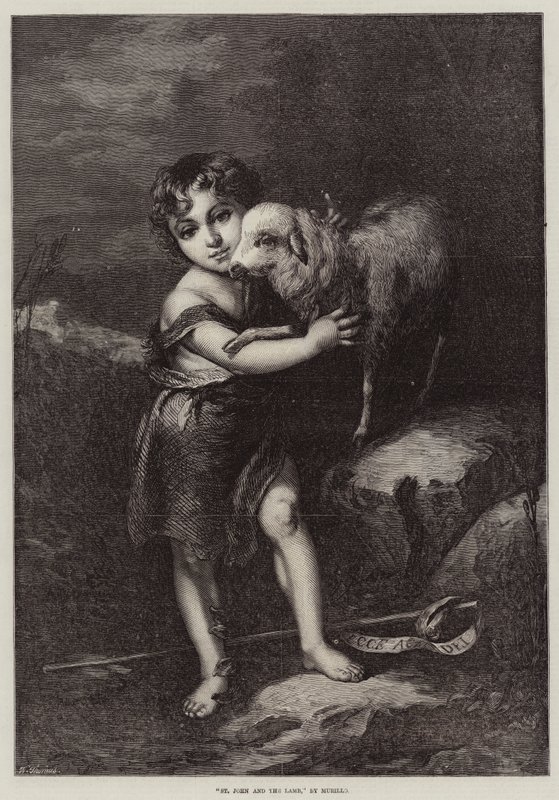 Szent János és a Bárány alkotó: Bartolomé Esteban Murillo