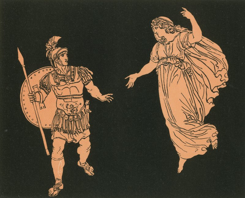 Aeneas és Creusa árnyéka alkotó: Bartolomeo Pinelli