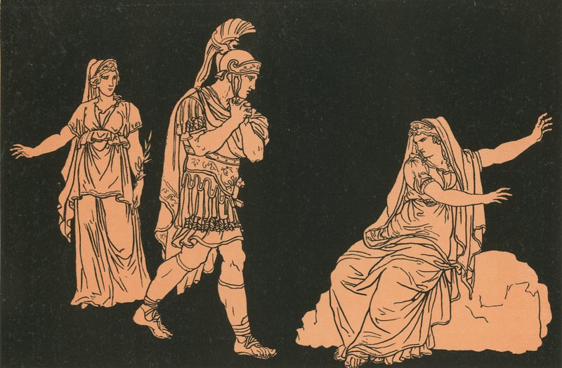 Aeneas és Dido árnyéka alkotó: Bartolomeo Pinelli