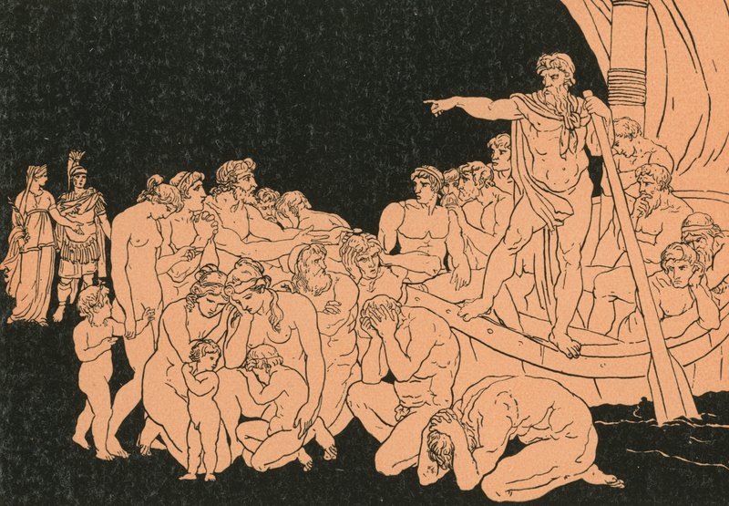 Charon és a szellemek alkotó: Bartolomeo Pinelli