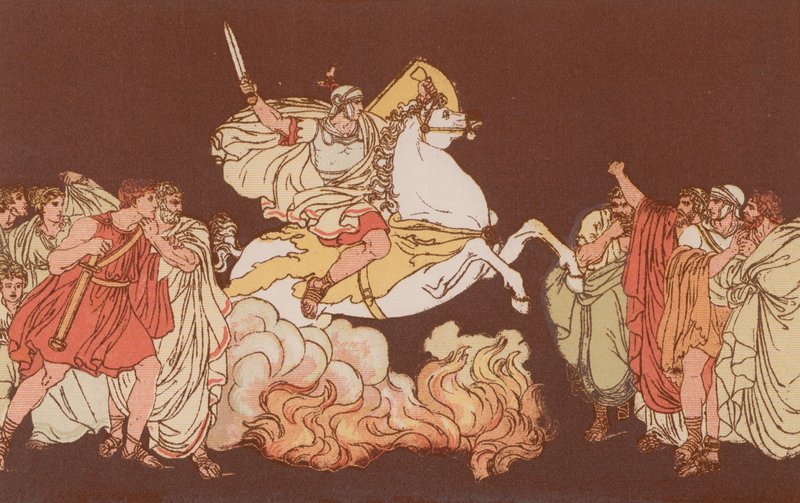 Curtius beugrik a szakadékba alkotó: Bartolomeo Pinelli