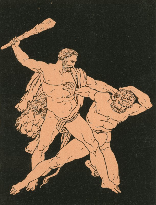 Herkules és Kákusz alkotó: Bartolomeo Pinelli