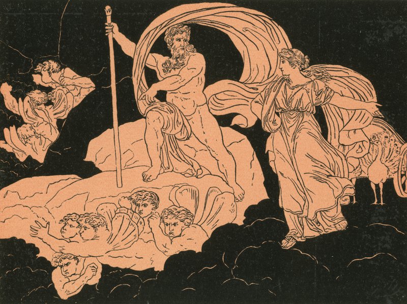 Juno és Aeolus alkotó: Bartolomeo Pinelli