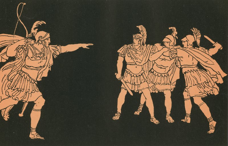 Nisus és Euryalus alkotó: Bartolomeo Pinelli