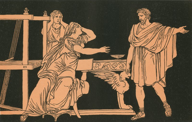 Euryalus anyja megkapta a halálhírét alkotó: Bartolomeo Pinelli