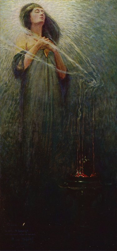 Tömjén (színes litó) alkotó: Bela de Gy Takach