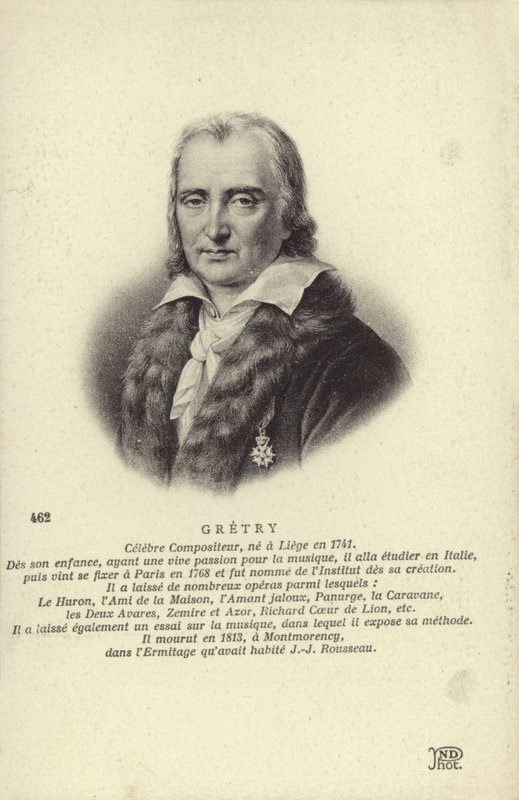 Andre Gretry belga zeneszerző (1741-1813) alkotó: Belgian School