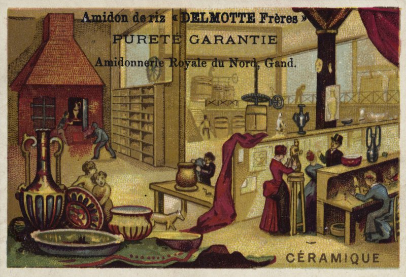 Kerámia gyártás alkotó: Belgian School