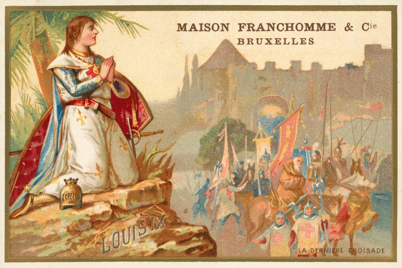 IX. Lajos francia és a nyolcadik keresztes hadjárat alkotó: Belgian School