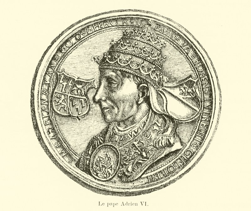 Adrián pápa VI alkotó: Belgian School