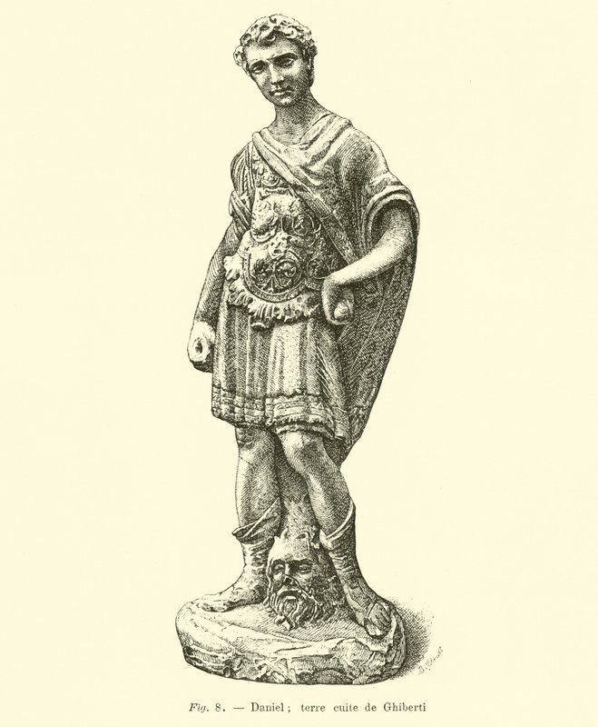 Ghiberti Dániel terrakotta szobra alkotó: Belgian School