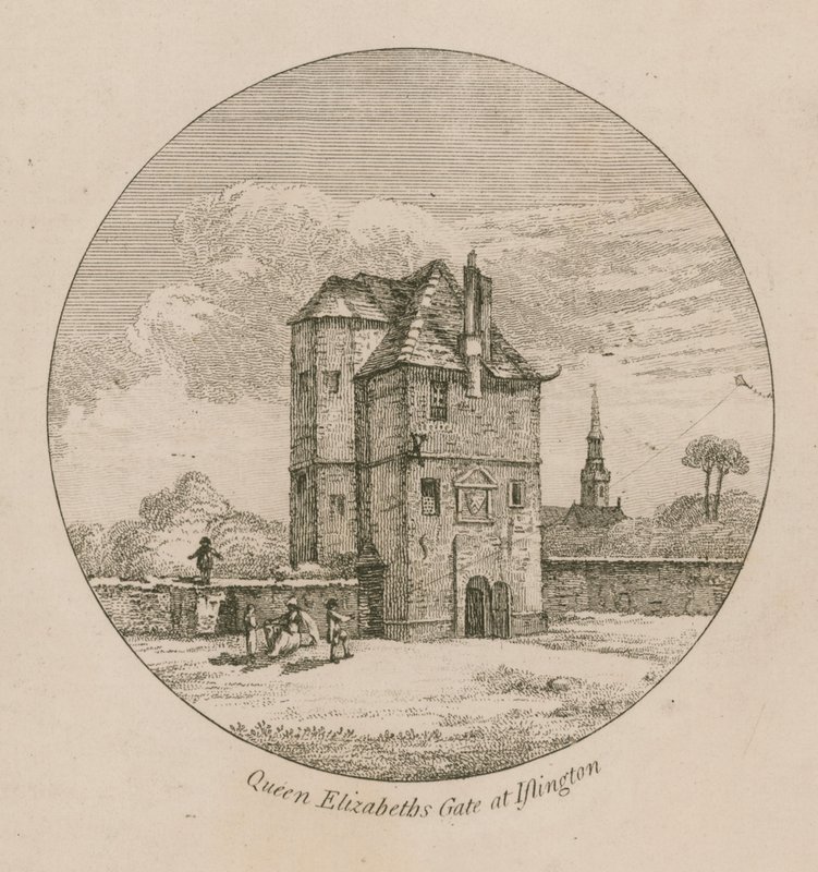 Erzsébet királynő kapuja Islingtonban, Londonban alkotó: Benjamin Green