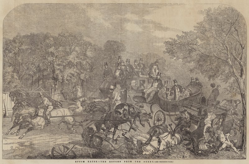 Epsom Races, a visszatérés a derbyből alkotó: Benjamin Herring