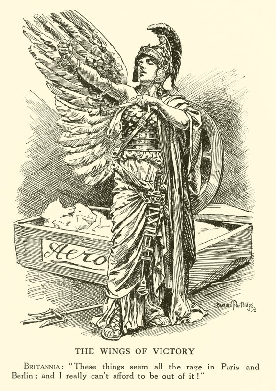 A győzelem szárnyai (metszet) alkotó: Bernard (after) Partridge