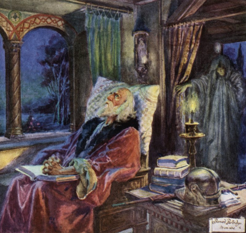 Jelenet Robert Browning Rabbi Ben Ezrából alkotó: Bernard Partridge