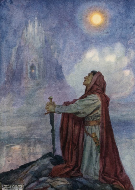 Jelenet Robert Browning Rabbi Ben Ezrából alkotó: Bernard Partridge