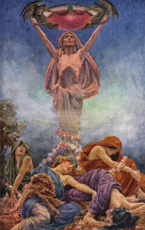 Jelenet Robert Browning Rabbi Ben Ezrából alkotó: Bernard Partridge