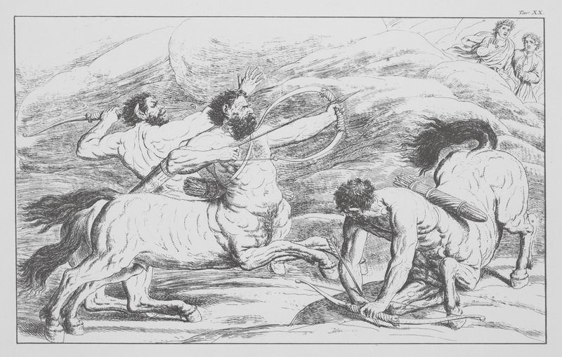 Dante Isteni komédiája, Inferno (Pokol), XX. tábla (lithó) alkotó: Bernhard Schuler