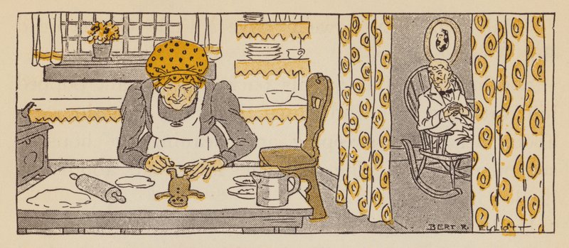 A mézeskalács ember, egy új-angliai mese (színes litó) alkotó: Bert Elliott