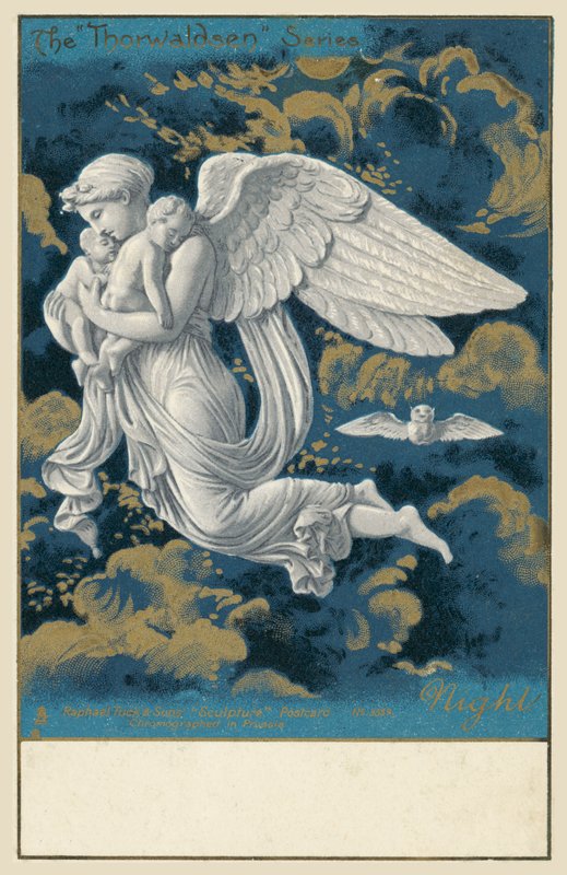 Éjszaka (színes litó) alkotó: Bertel (after) Thorvaldsen
