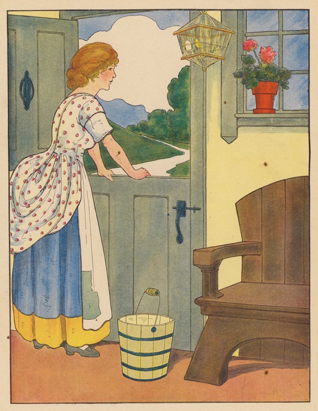 Gyerekvers: (színes litográfia). alkotó: Blanche Fisher Wright
