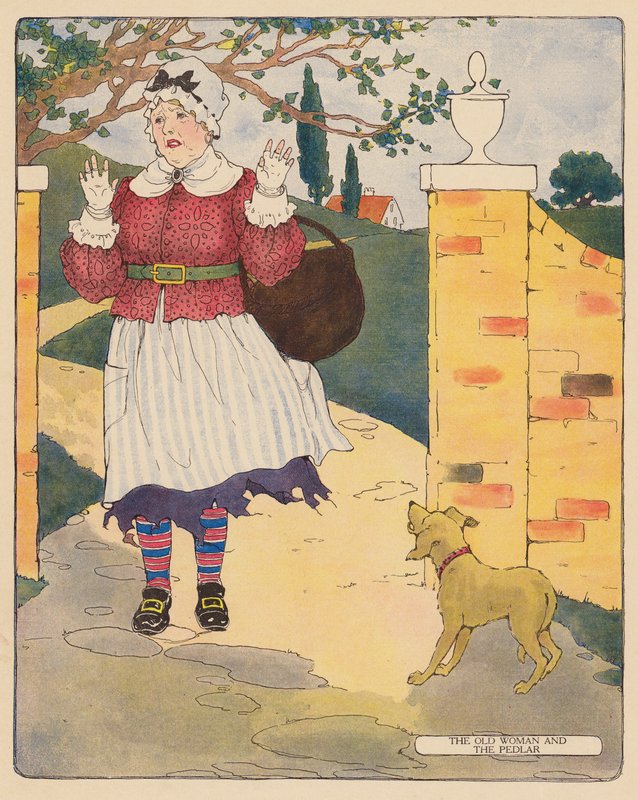 Gyerekvers: (színes litográfia) alkotó: Blanche Fisher Wright