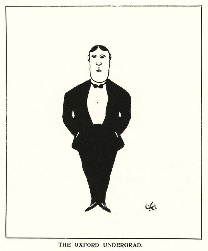 Oxford Quips: The Oxford Undergrad (litho) alkotó: Bohun Lynch