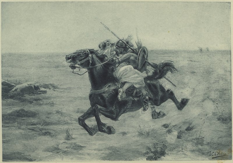 Az elrablás (fotogravír) alkotó: Bramtott