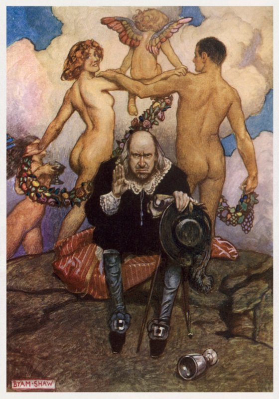 "Utálom, hogy szerettem" (színes litho) alkotó: Byam (after) Shaw