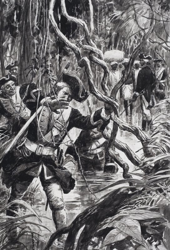 Clive of India (gouache, papír) alkotó: C.L. Doughty