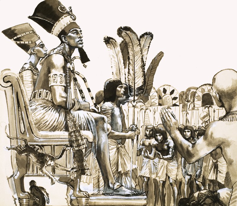 Hatalmas uralkodók: A fáraó, aki eltörölte az isteneket. Amenhotep alkotó: C.L. Doughty