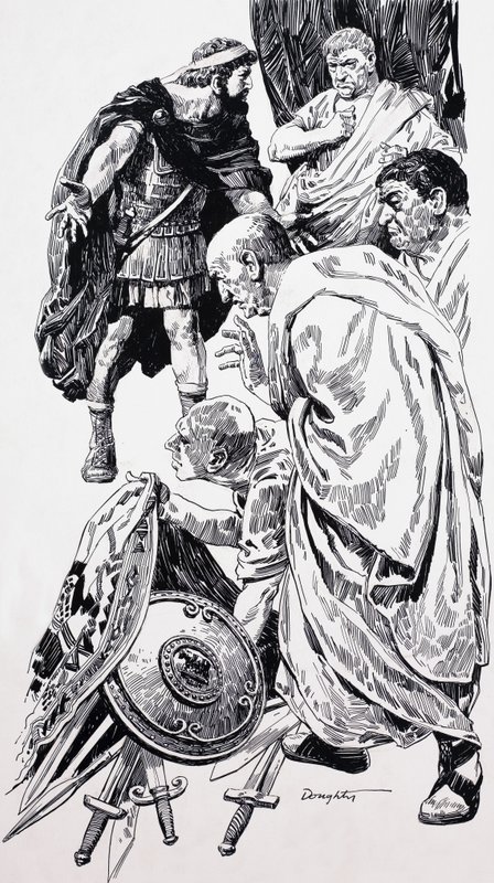 Római szenátorok alkotó: C.L. Doughty