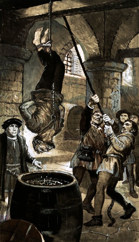 Clarence hercegének halála egy borosüvegben (gouache, papír) alkotó: C.L. Doughty
