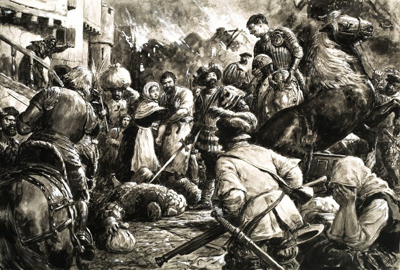 Azonosítatlan kardforgató a megszálló sereggel alkotó: C.L. Doughty