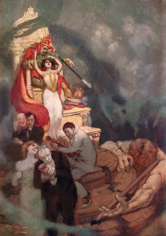 A munka halála (színes litó) alkotó: C. Dudley (after) Tennant