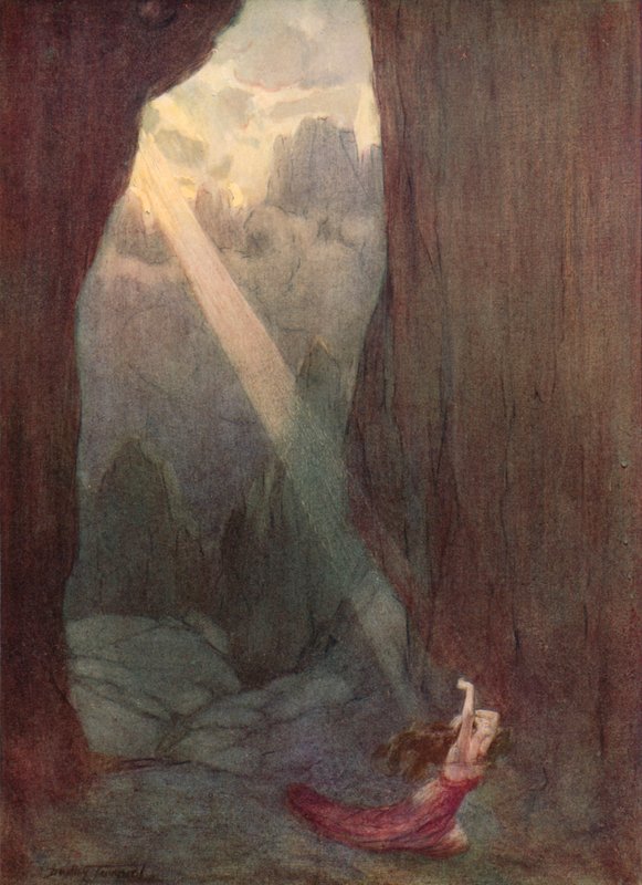A völgyön keresztül (színes litó) alkotó: C. Dudley (after) Tennant