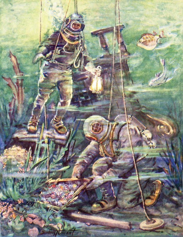 A tenger alatti csodálatos világban (színes litó) alkotó: C. Dudley Tennant