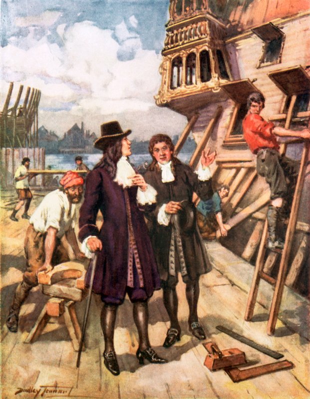 Nagy Péter: A régi orosz birodalom megteremtője (színes litho) alkotó: C. Dudley Tennant