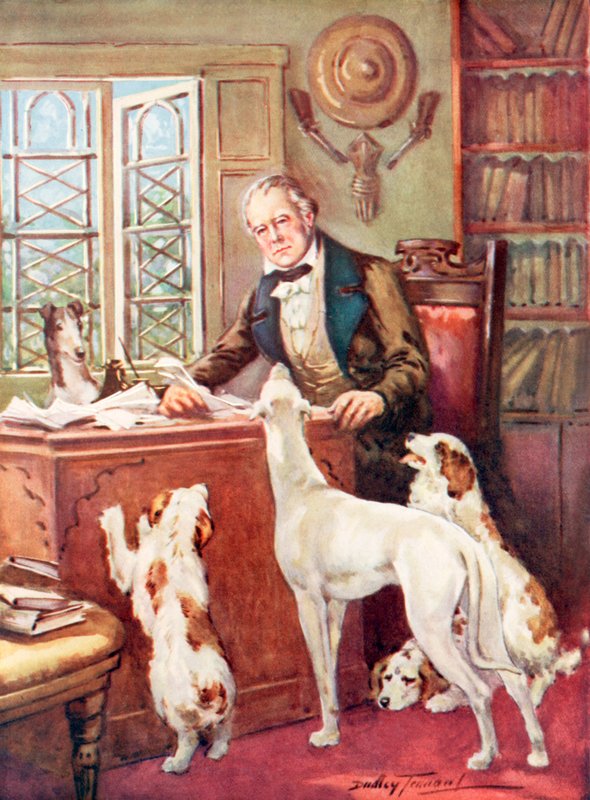 A szeretett és hősies "Észak varázslója" (színes litho) alkotó: C. Dudley Tennant