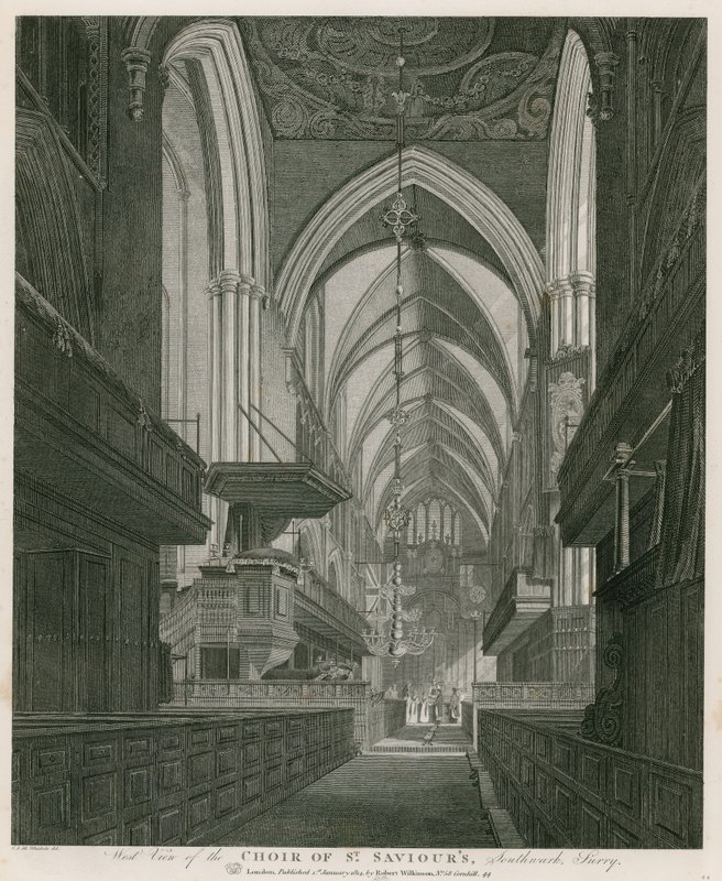 Nyugati kilátás a St Saviour