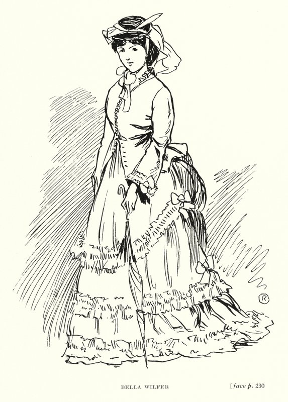 Dickens karakter: Bella Wilfer (litho) alkotó: Captain Edward Henry Handley Read