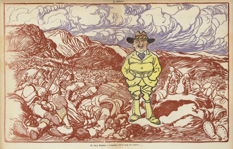 Cecil Rhodes, Le Rire illusztrációja alkotó: Caran d Ache