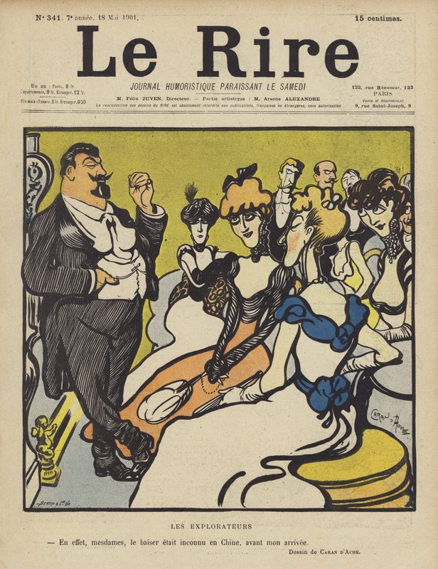 Illusztráció Le Rire alkotó: Caran d Ache