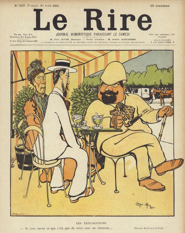 Illusztráció Le Rire alkotó: Caran d Ache