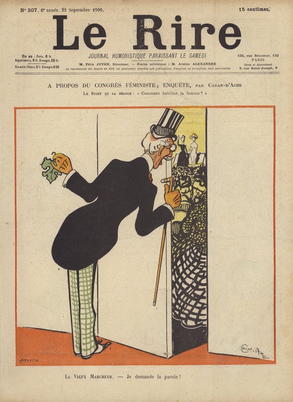 Illusztráció Le Rire alkotó: Caran d Ache