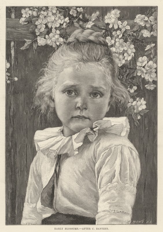 Korai virágzás alkotó: Carl Ludwig Noah Bantzer